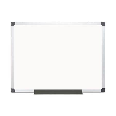 Bi-Silque MasterVisi, Value Lacquered Steel Magnetic Dry Erase Board, 36 X 48, White, Aluminum Frame MA0507170